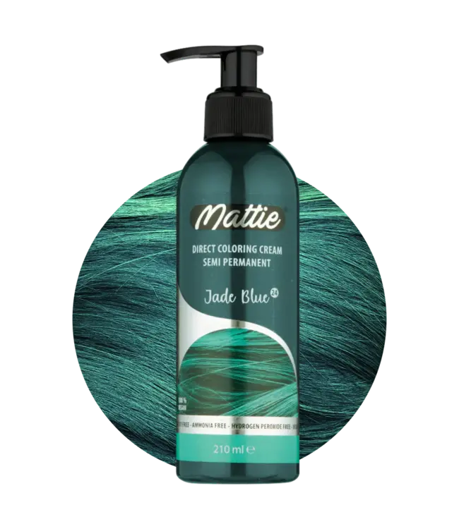 Mattie Jade Blue - Direct Vegan Coloring Cream Semi-Permanent 210ml