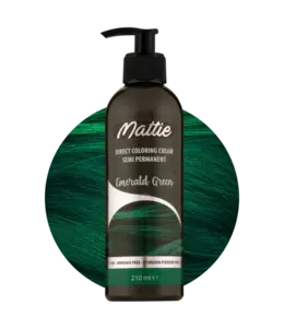 Mattie Emerald Green - Direct Vegan Coloring Cream Semi-Permanent 210ml