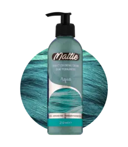Mattie Aqua - Direct Vegan Coloring Cream Semi-Permanent 210ml