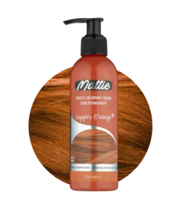 Mattie Copper Orange - Direct Vegan Coloring Cream Semi-Permanent 210ml
