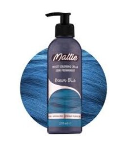 Mattie Denim Blue - Direct Vegan Coloring Cream Semi-Permanent 210ml