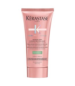 Kérastase - Chroma Absolu Masque Vert Neutralisant Haarmasker voor Donker Haar - 150 ml