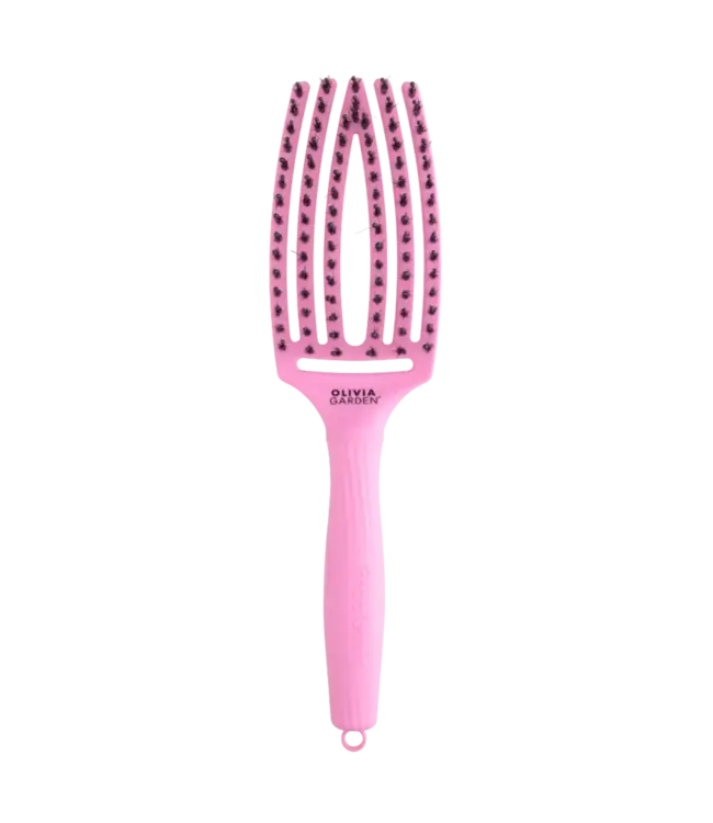 Olivia Garden Fingerbrush Boar & Nylon Think Pink 2025 Pink Tokyo