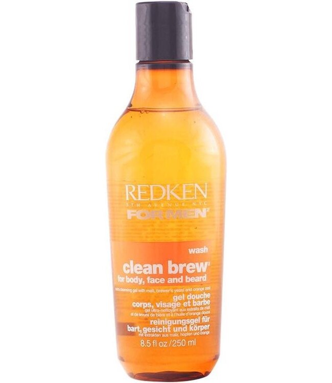 Redken Clean Brew Shampoo Face,Body & Baard Wash  250ml