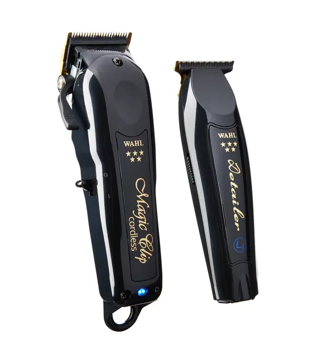 Wahl Barber Combo Cordless Black Magic Clip + Detailer