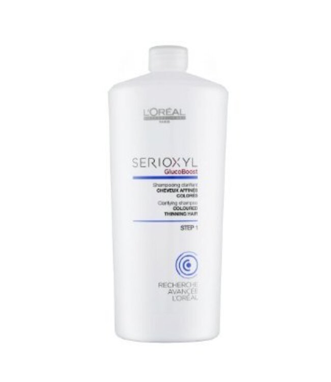 L'Oréal Serioxyl Clarifying Shampoo Coloured Thinning Hair 1000ml