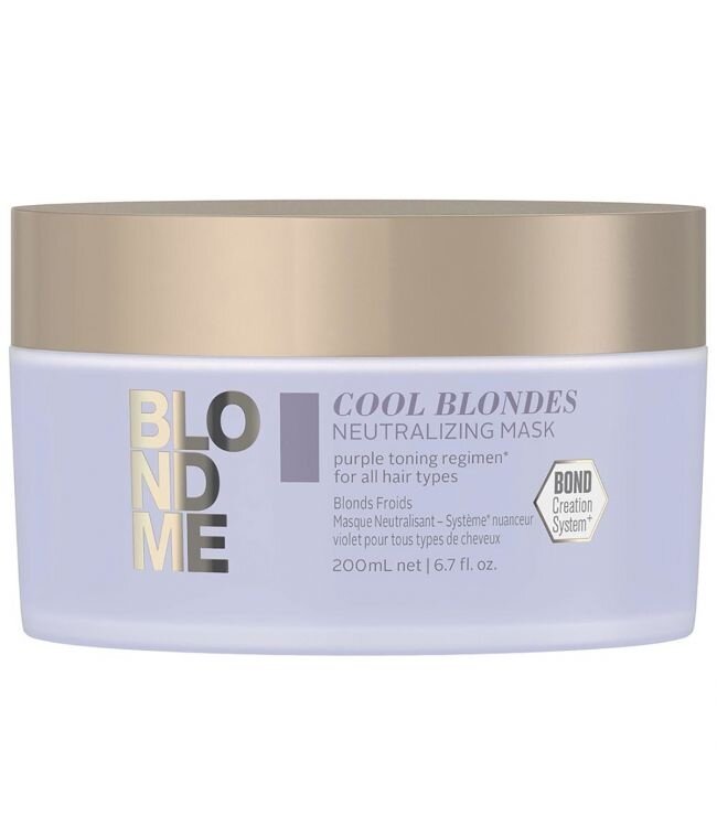 Schwarzkopf Schwarzkopf Blond Me Cool Blondes Neutralizing Masker 200ml