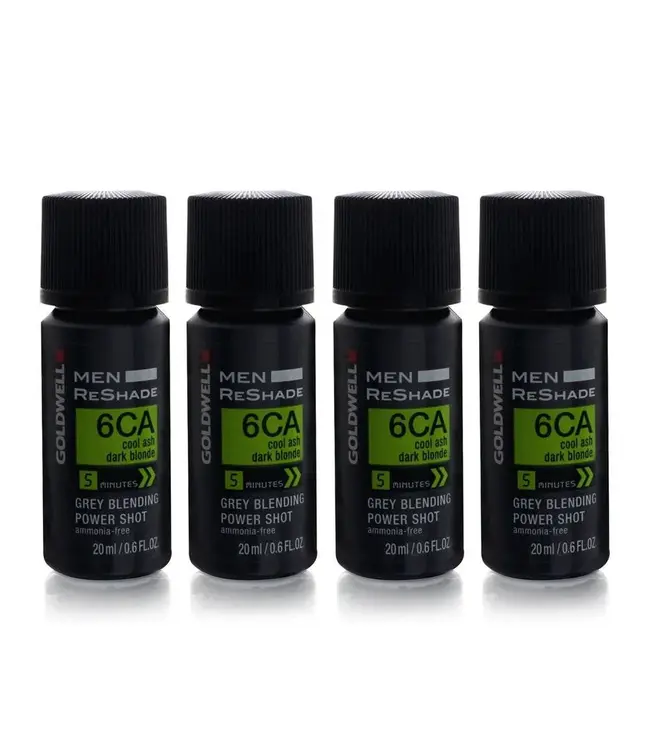 Goldwell Men Reshade Grey Blending Power Shot 4CA Cool Ash Mid Brown 4x20ml