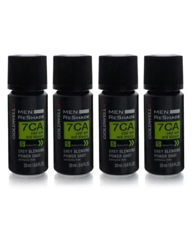 Goldwell Men Reshade Grey Blending Power Shot 4CA Cool Ash Mid Brown 4x20ml