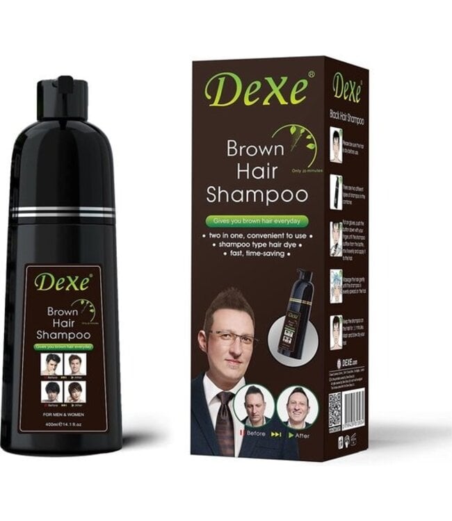 Dexe Bruin Haar Shampoo 400ml