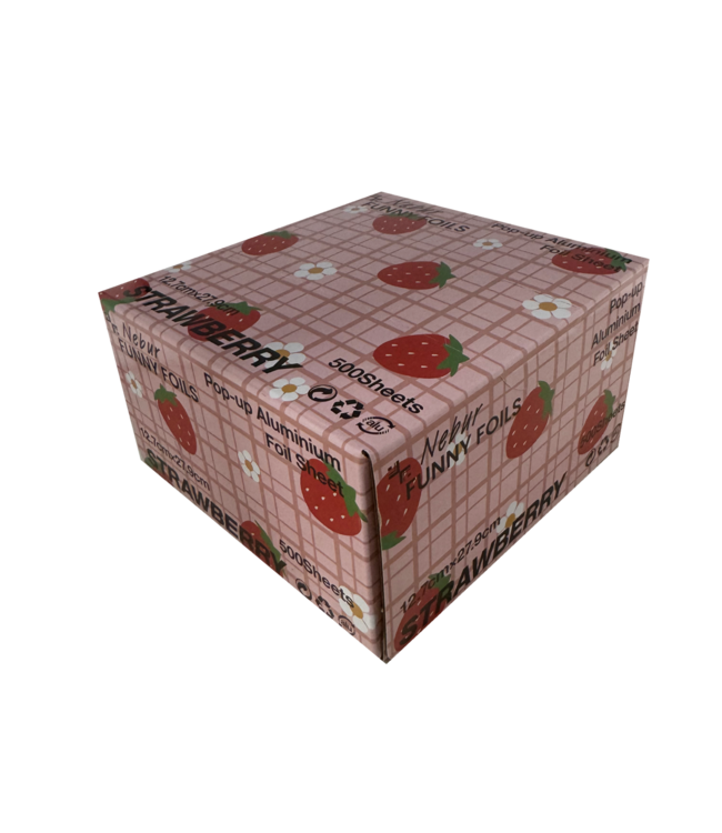 Nebur Funny Foils Strawberry 500 sheets