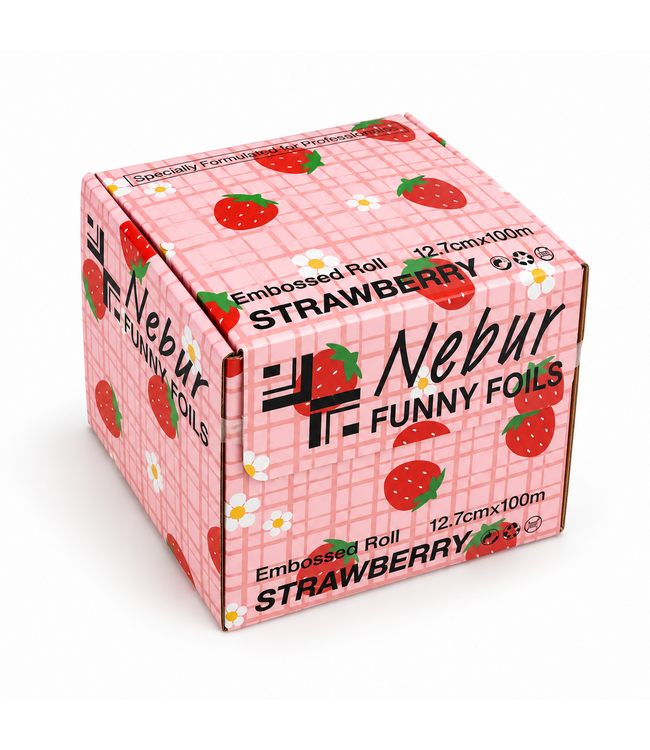 Nebur Funny Foils Strawberry Folie Rol