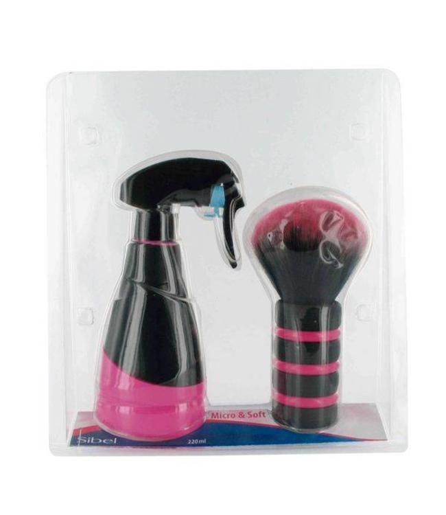 Sibel Micro & Soft Waterspuit 220ml & Nekborstel Paars