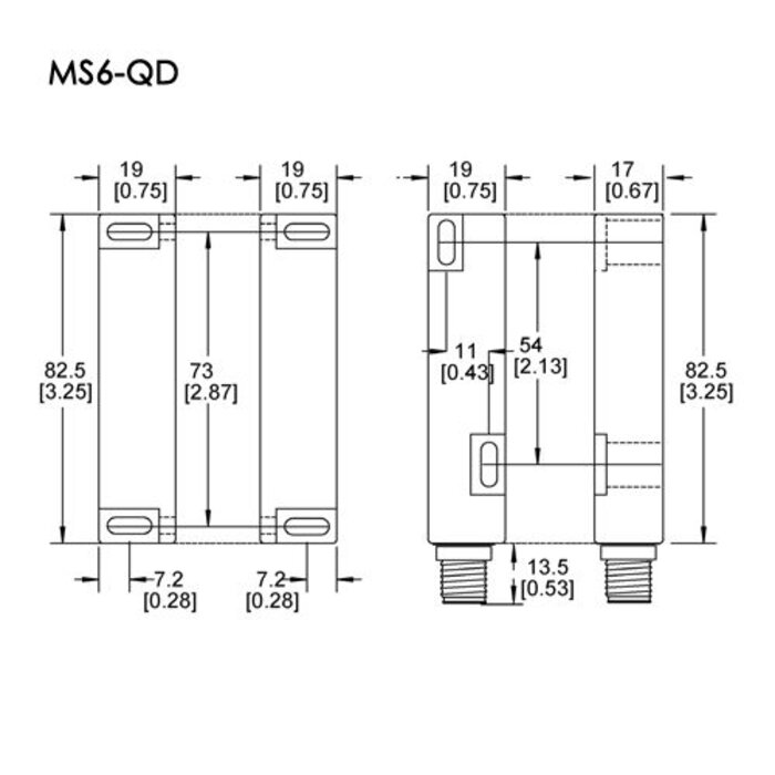 Mechan Controls Non-contact magnetic safety switch MS6