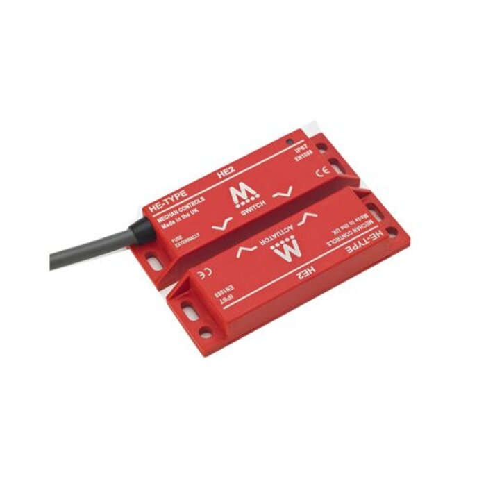 Mechan Controls Non-contact magnetically coded safety sensor HE2