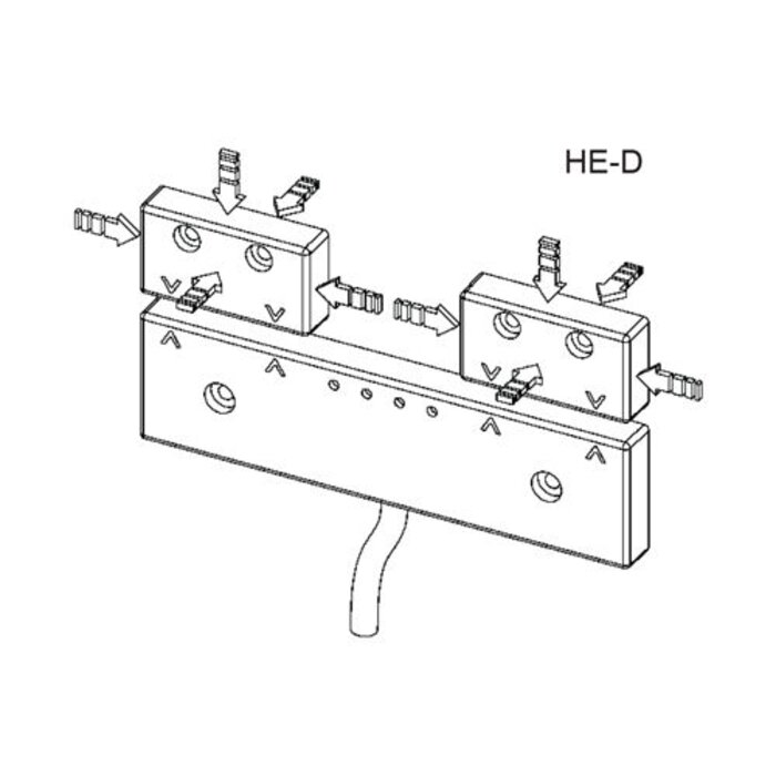 Mechan Controls Non-contact magnetically coded double safety switch HED