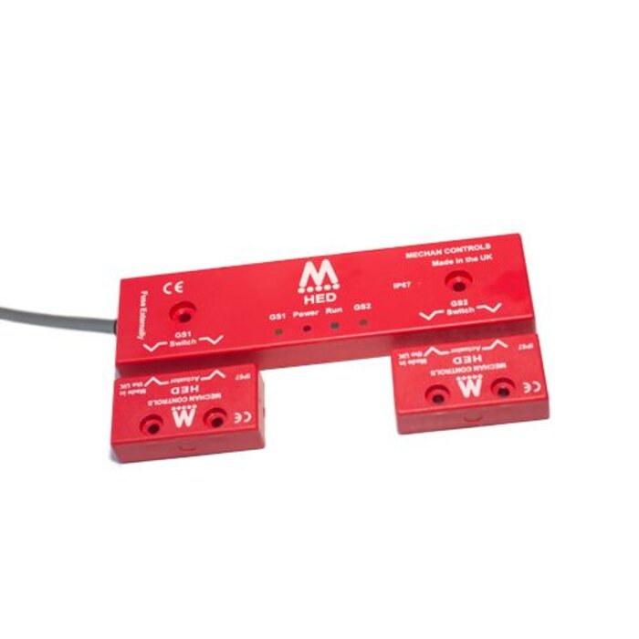 Mechan Controls Magnetisch gecodeerde dubbele contactloze veiligheidsschakelaar HED