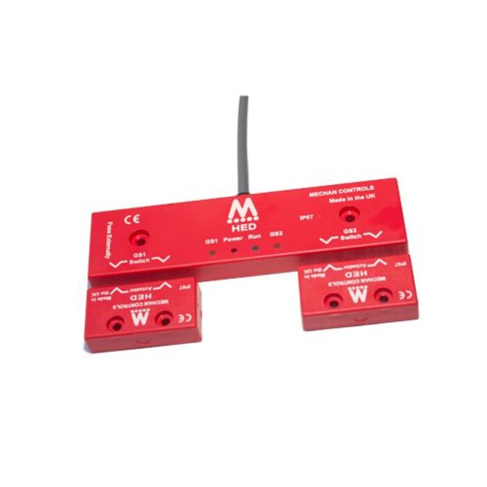 Mechan Controls Magnetisch gecodeerde dubbele contactloze veiligheidsschakelaar HED