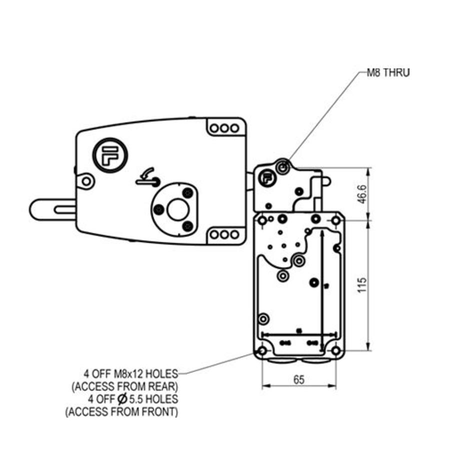 Fortress Interlocks amGard Pro veiligheidsvergrendeling EN2T6SL411