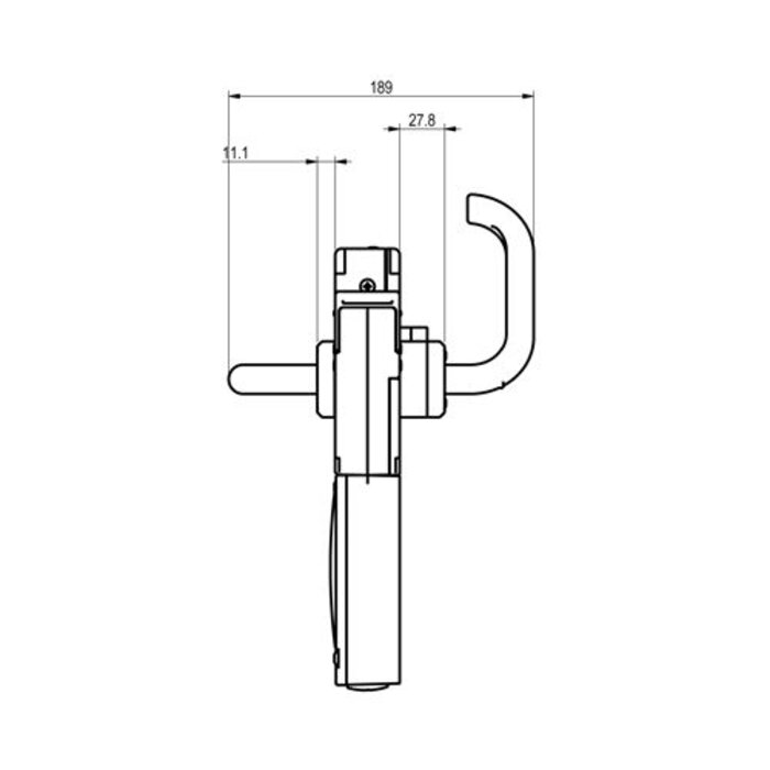 Fortress Interlocks Sehr robuster Sicherheitsschalter mit Zuhatlung aus Metall mit Türgriff und Notentriegelung PLe