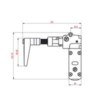 Extreme robust handle operated aluminium safety switch PLe