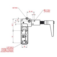 Extreme robust handle operated aluminium safety switch PLe
