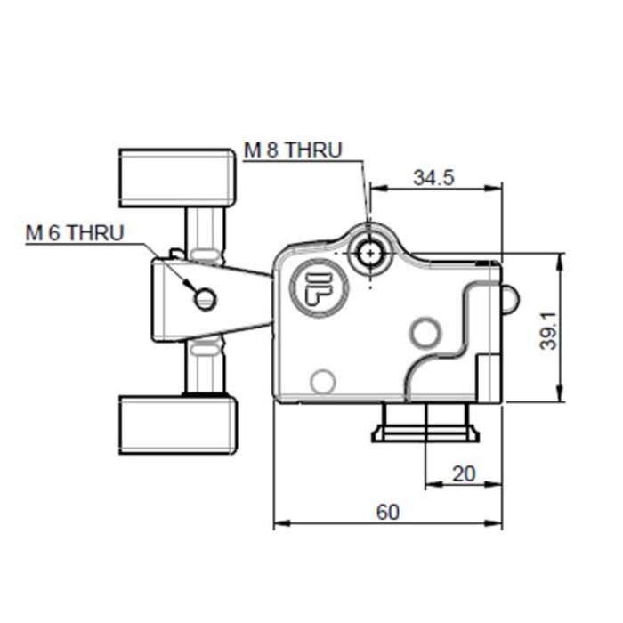 Fortress Interlocks Zungebetätiger und Kopf TA2T6