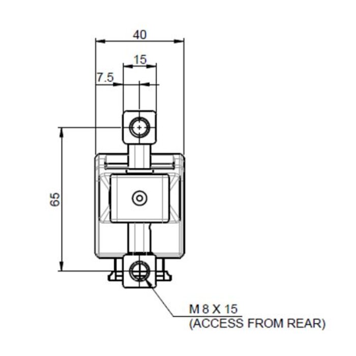 Fortress Interlocks Tongbediende kop en tong TA2T6