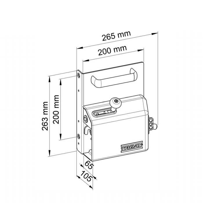 Troax Veiligheidsschakelaar Safe Lock PLd 29932011