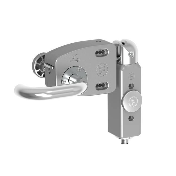 Fortress Interlocks Sicherheitsschalter aus Aluminum mit Türgriff und Notentriegelung PLd