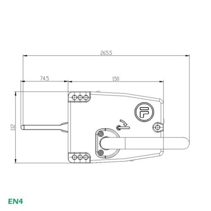 Fortress Interlocks Door handle EN