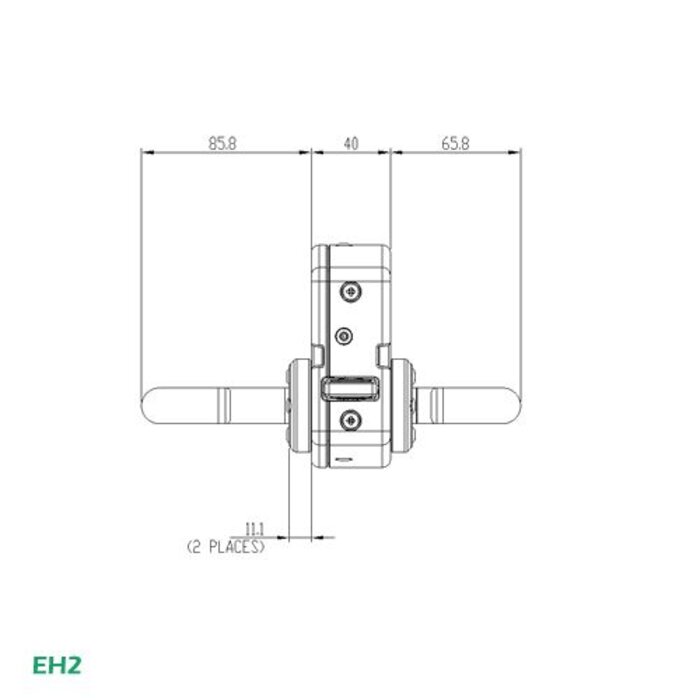 Fortress Interlocks Door handle EH
