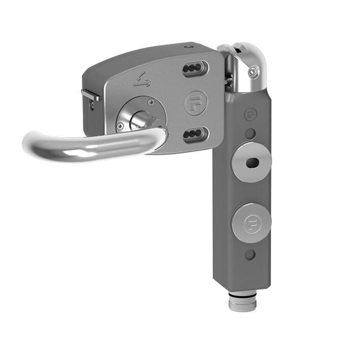 Fortress Interlocks Sicherheitsschalter aus Aluminum mit Zuhatlung und Türgriff PLd