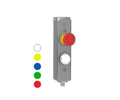 Fortress Interlocks Aluminium Gatebox with 1 function and e-stop