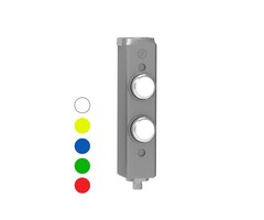 Fortress Interlocks Aluminium bedienunit 2 functies