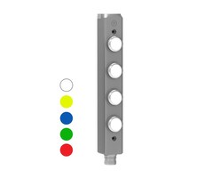 Fortress Interlocks Aluminium bedienunit 4 functies