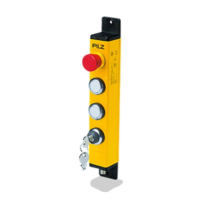 Pilz Metall control enclosure  with 2 push buttons,E-Stop and key switch