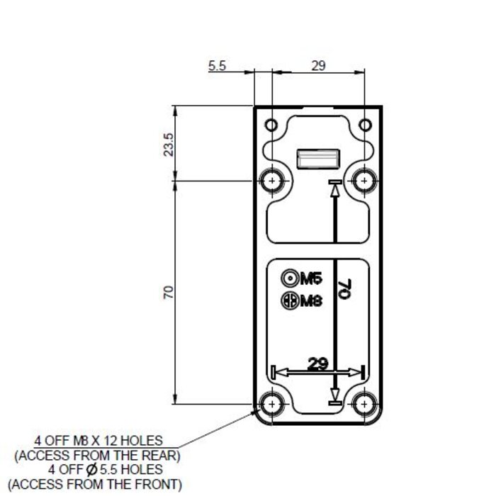 Fortress Interlocks Veiligheidsschakelaar ST401