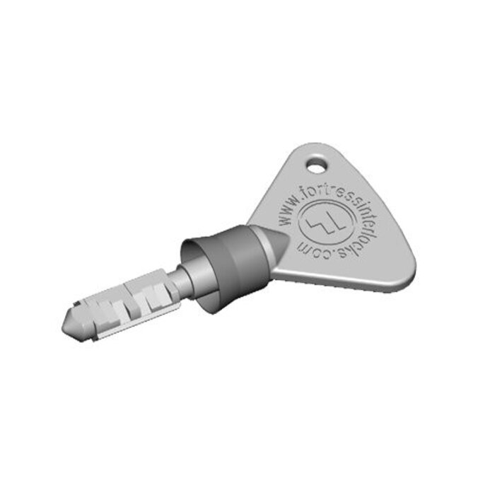 Fortress Interlocks Extreme robust door handle operated aluminium safety switch with safety key (extracted key) PLe