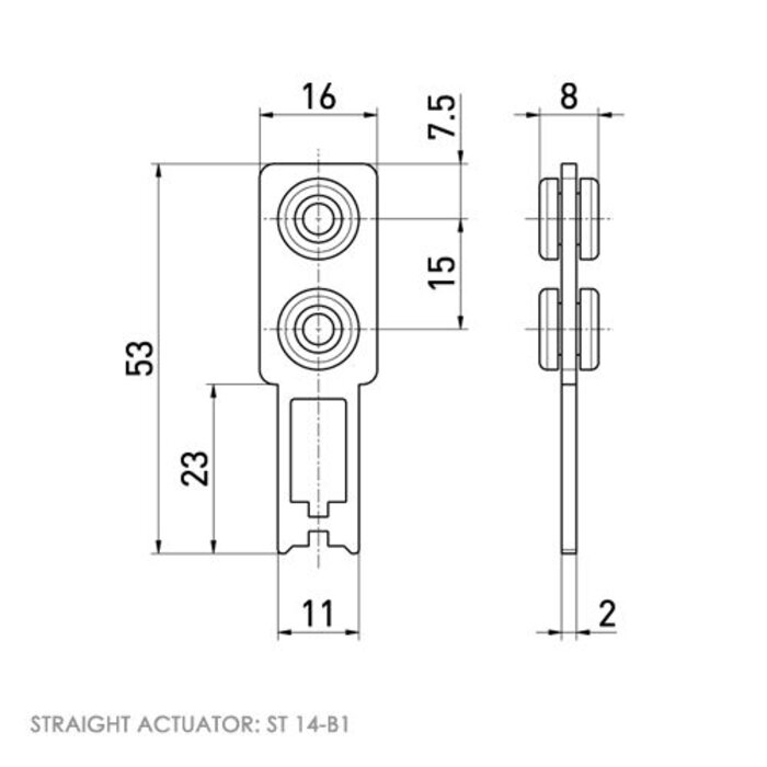 Steute Ex actuator operated composit safety switch PLd