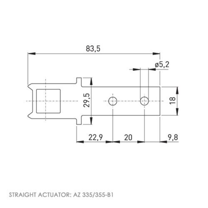 Steute Ex ES 98 ST | Veiligheidsschakelaar Ex met vaste actuator