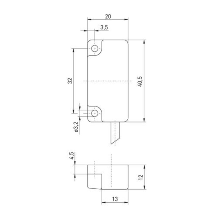 Steute Ex HS Si 4 | Berührungslose magnetisch codierte Sicherheitssensor Kunststoffgehäuse