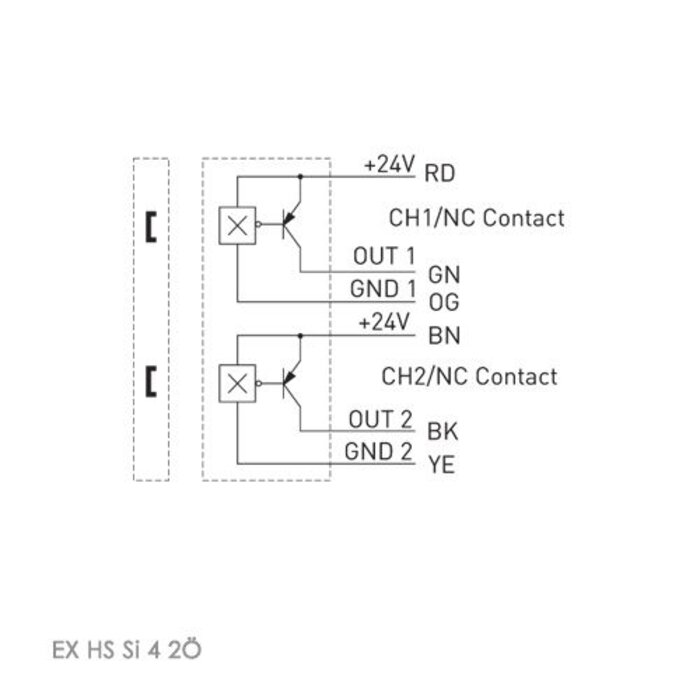 Steute Ex HS Si 4 | Non-contact coded magnetic safety switch Thermoplastic enclosure