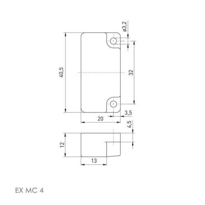 Steute Ex HS Si 4 | Non-contact coded magnetic safety switch Thermoplastic enclosure