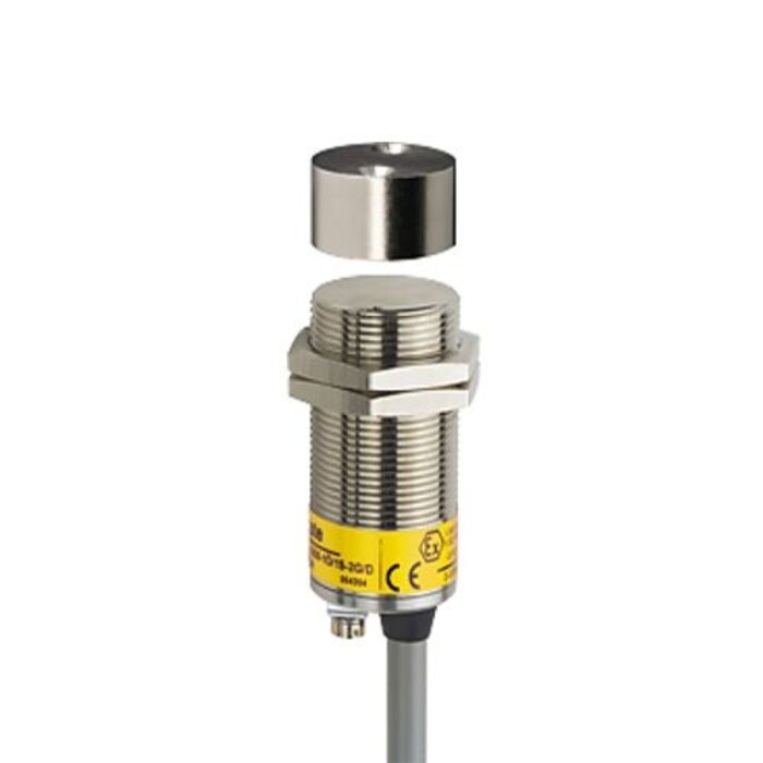 Steute Ex RC Si M30 | Magnetisch codierter, kontaktloser zylindrischer Edelstahl-Sicherheitssensor (M30)