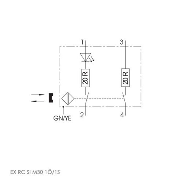 Steute Ex RC Si M30 | Magnetisch gecodeerde RVS contactloze cilindrische veiligheidssensor (M30)