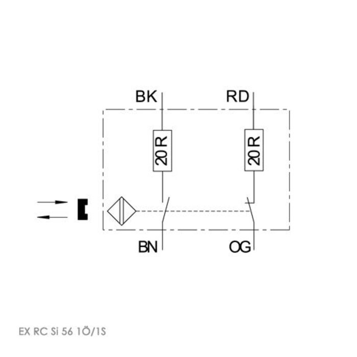 Steute  Ex RC Si 56 | Magnetisch gecodeerde contactloze veiligheidssensor