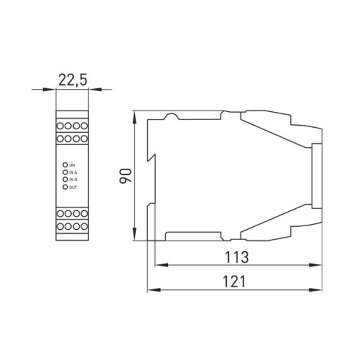 Steute SRM 21 RT2 | Veiligheidsrelais