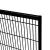 ST20 mesh panel 1400mm height - black