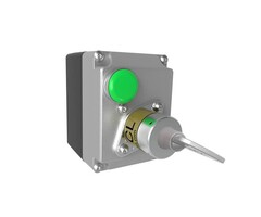 Fortress Interlocks Magneetspoelvergrendelde veiligheids-sleutelschakelaar in behuizing MSSR